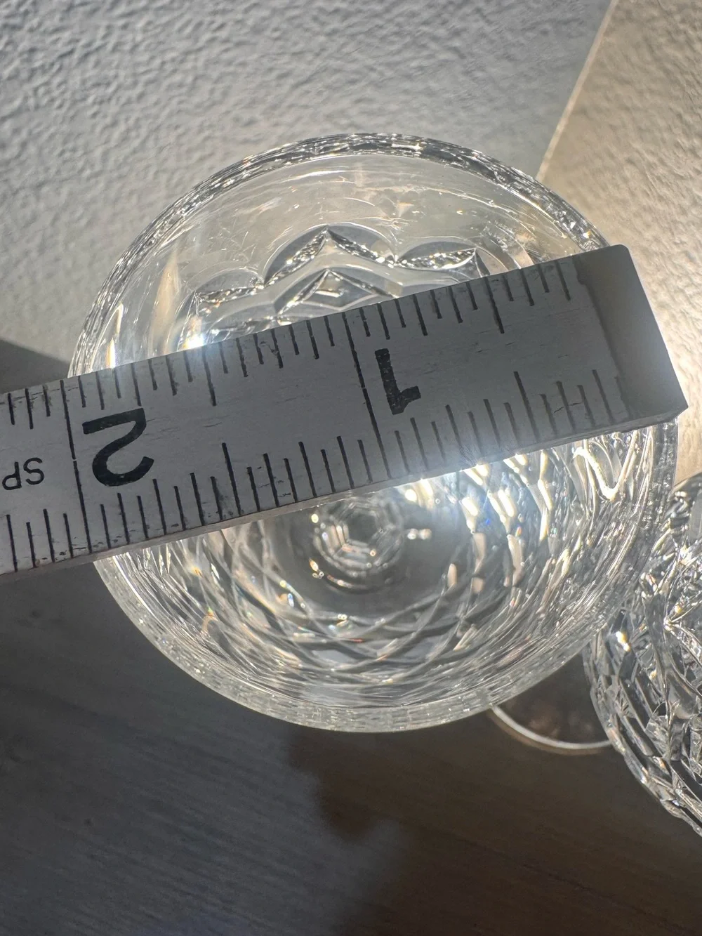 Waterford Powerscourt Retired Crystal Champagne Flutes Pair Signed Ireland 8⅛”